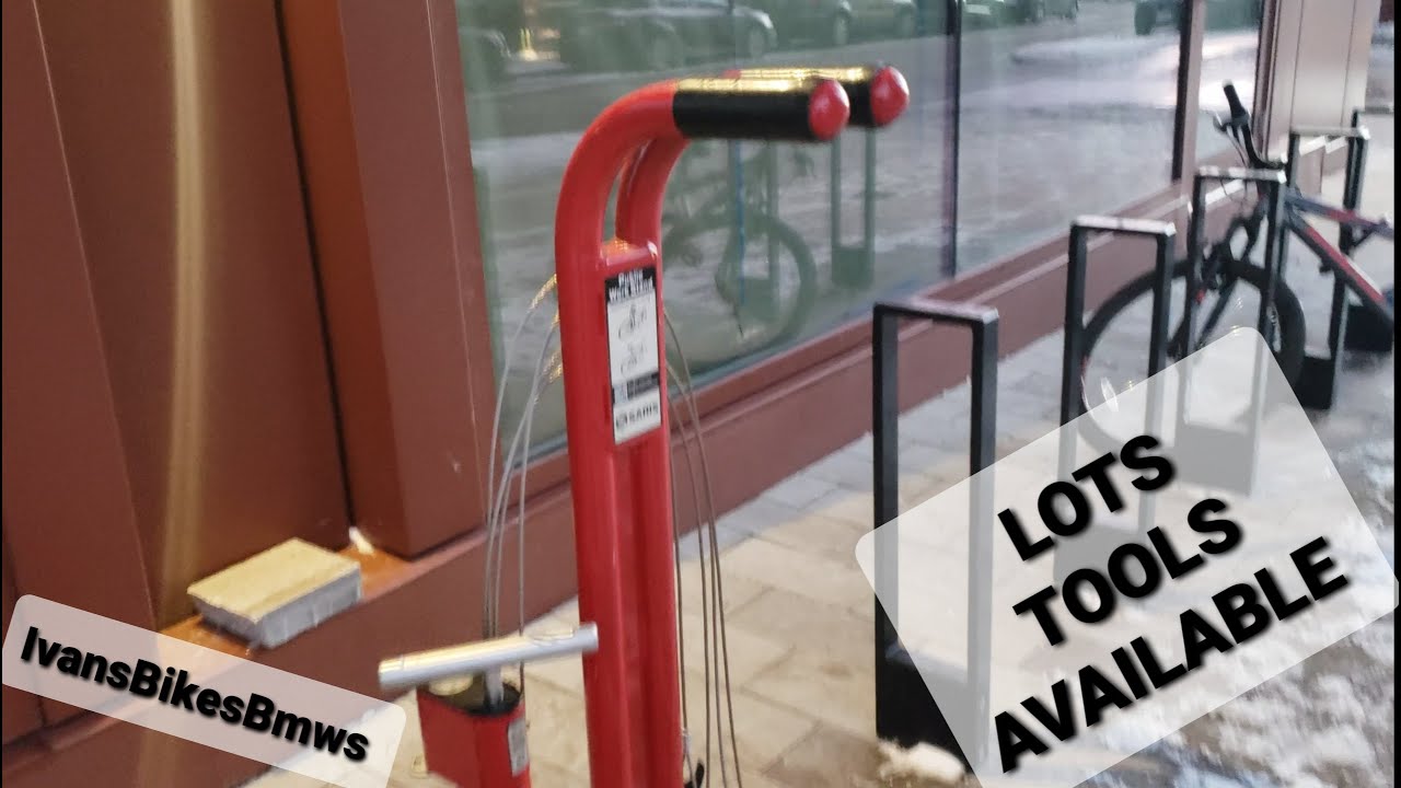 Bike Repair Station Walkaround in Toronto | 4K