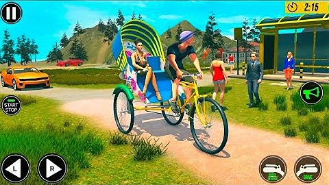 Bicycle Tuk Tuk Auto Rickshaw : New Driving Games #Gameplay #05