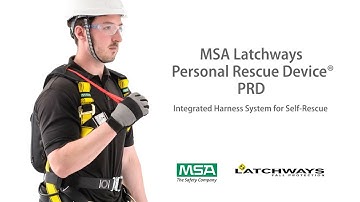 Latchways Personal Rescue Device real life application
