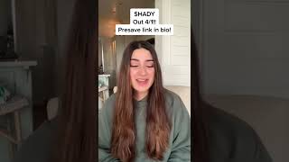 First single out 4/1! Pre save or get pinched🍀 #StPatricksDay #Shady #newmusic #womenartists