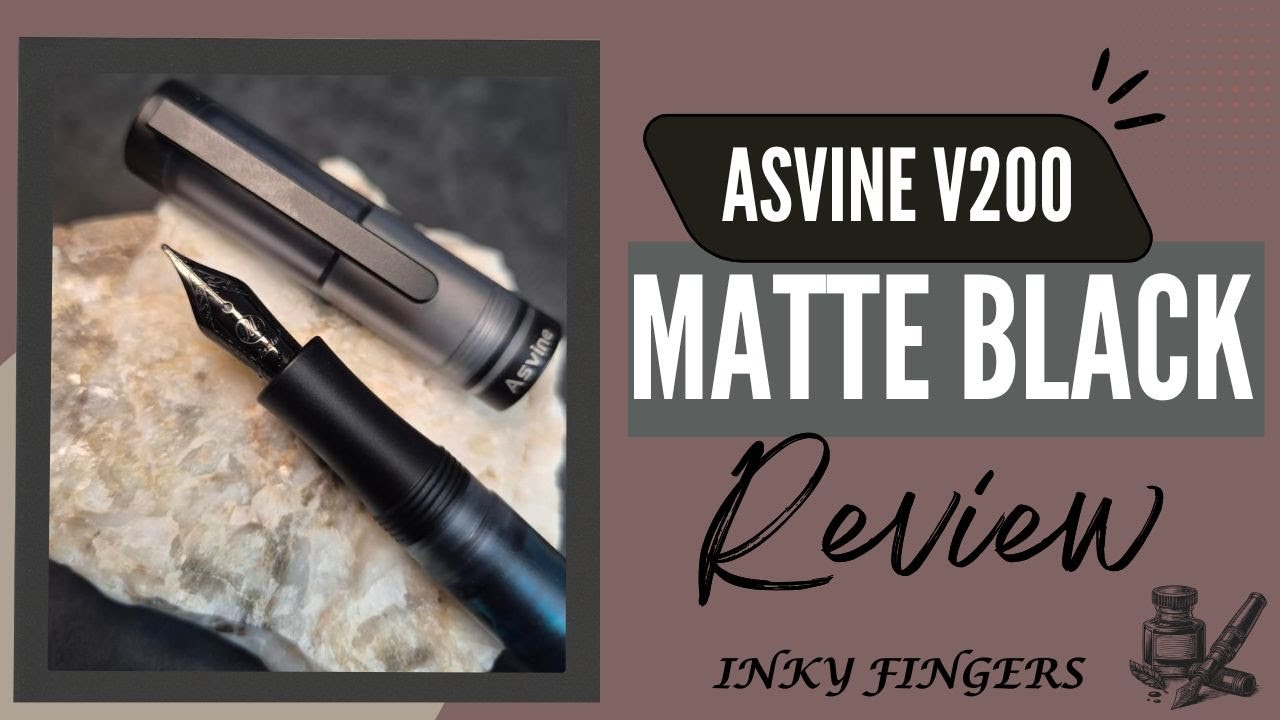 This Pen Shouldn’t Be This Good… Asvine V200 Matte Black!