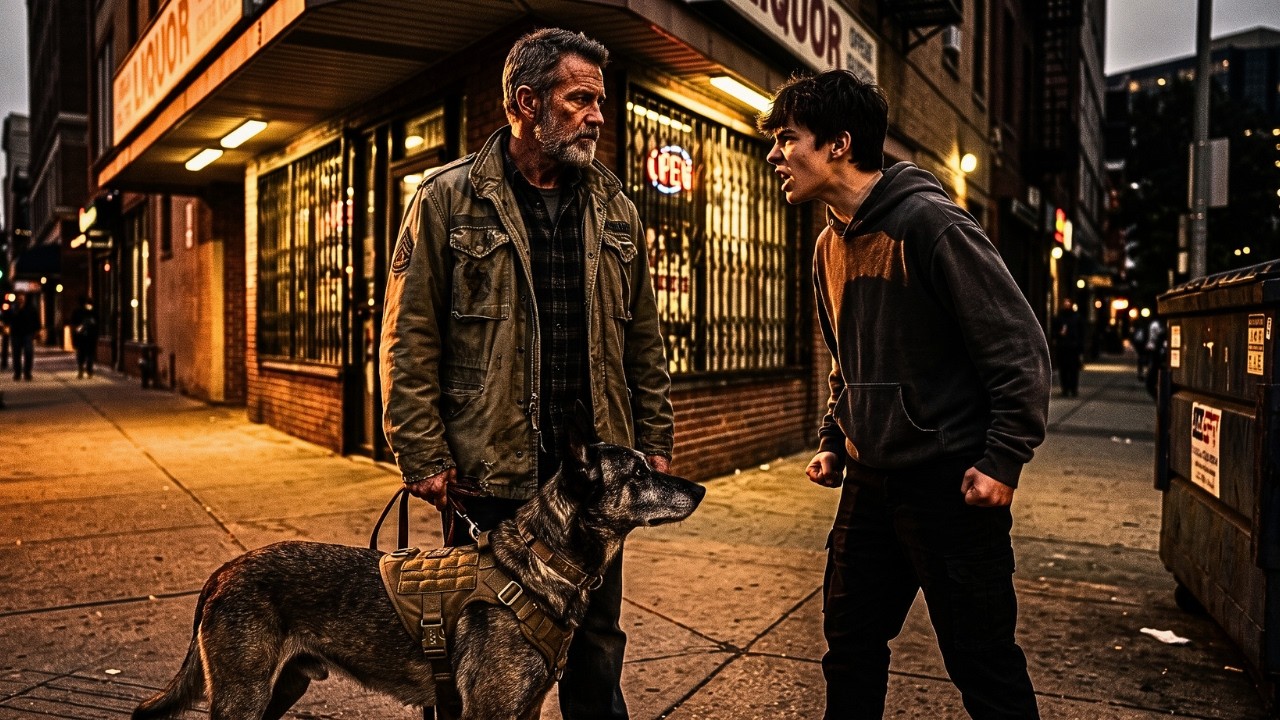 Bullies Kicked a Homeless Man's Dog  — They Had No Idea It Was a Decorated Bomb-Sniffing War Hero"
