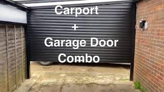 Protect Your Car with SBI's Weather Shield Carport and Garage Door Combo - Installed in Oxfordshire!