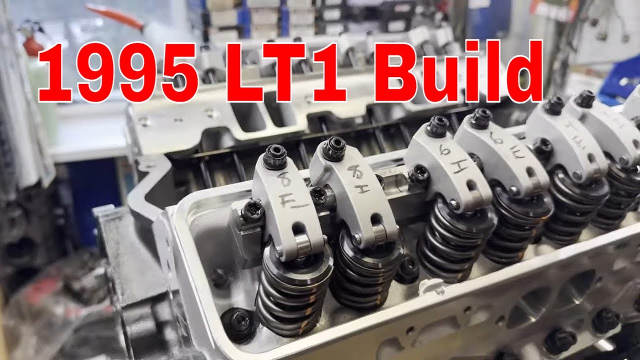 1995 LT1 Engine Final Assembly and Engine Run Stand