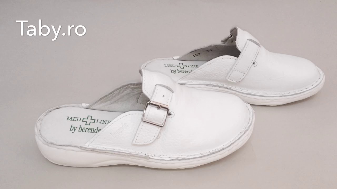 Papuci medicinali alb Berende - Taby.ro