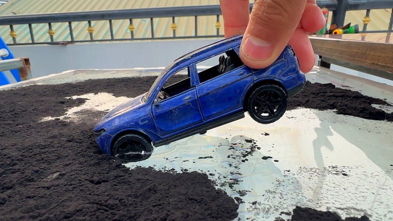Toy Car Model Falling Into Water #49