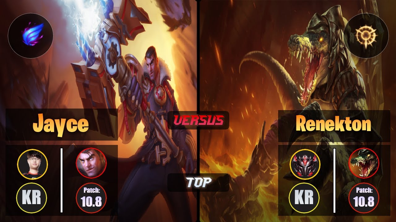 Sword JAYCE (Top) [Phase Rush] VS RENEKTON - Grandmaster KR Patch 10.8