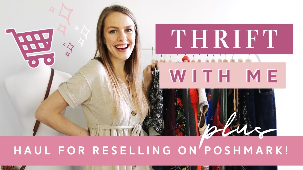 Thrift With Me + Haul w/ Full Time Reseller Poshmark, Ebay, Tradesy, Mercari!