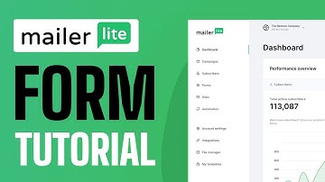 How To Create a Form in Mailerlite - Full Guide 2025