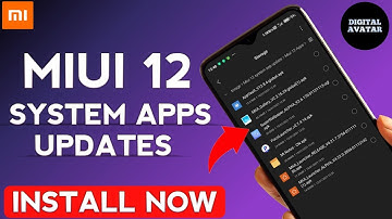 Miui 12 System apps Updates| App vault, Miui Gallery, poco launcher apps updates January 16, 2021