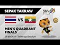 KL2017 29th SEA Games | Sepak Takraw - Men's Quadrant FINALS - THA 🇹🇭 vs MYA 🇲🇲 | 25/08/2017