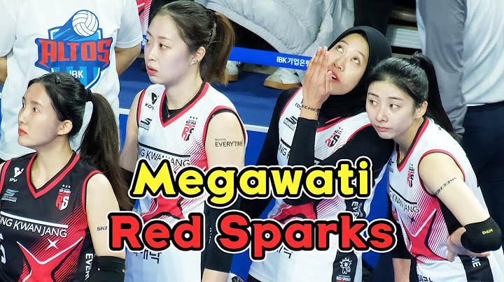 메가왓티 볼 웜업 Megawati Liga Voli Korea Red Sparks 정관장배구