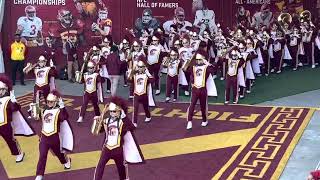 USC Trojan Marching Band coming out of the tunnel Los Angeles Memorial Colliseum 2022