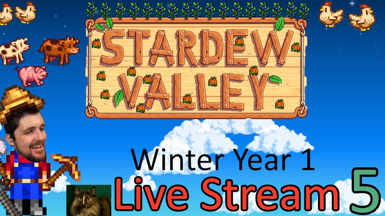 🌲 Winter Year 1 🥶 Stardew Valley Live Stream 5 #yearofvarity