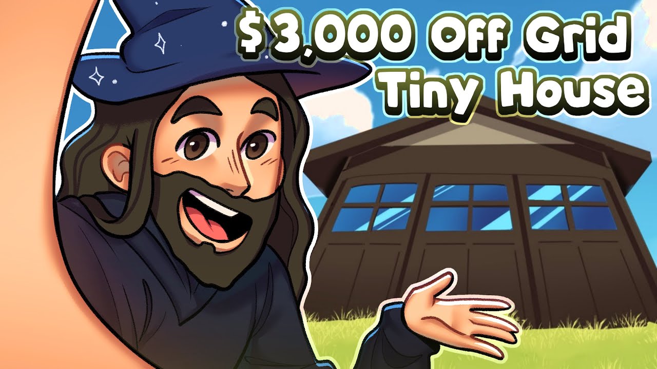 Off Grid Tiny House - Living On 1,000 Acres - YouTube
