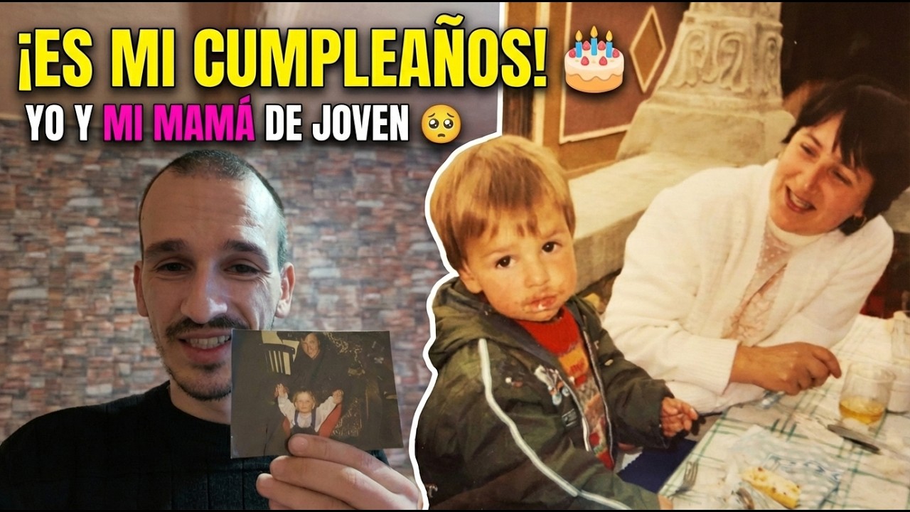 ¡HOY ES MI CUMPLEAÑOS! 🎂 Reaccionando a mis fotos de bebé con mi mamá 🇷🇴🥺