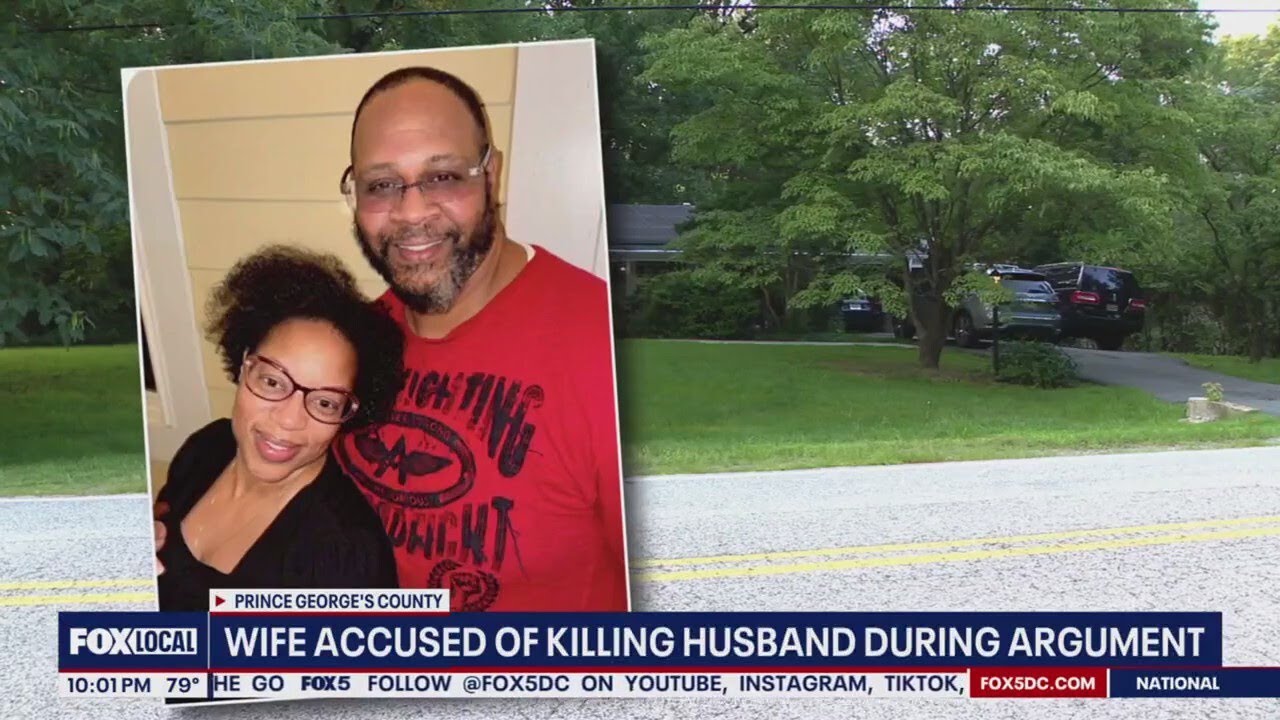 ⁣Woman accused of fatally shooting husband in Bowie home