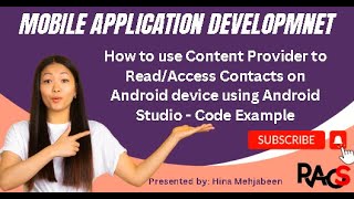 How to use Content Provider to Read/Access Contacts on Android device / Android Studio -Code Example