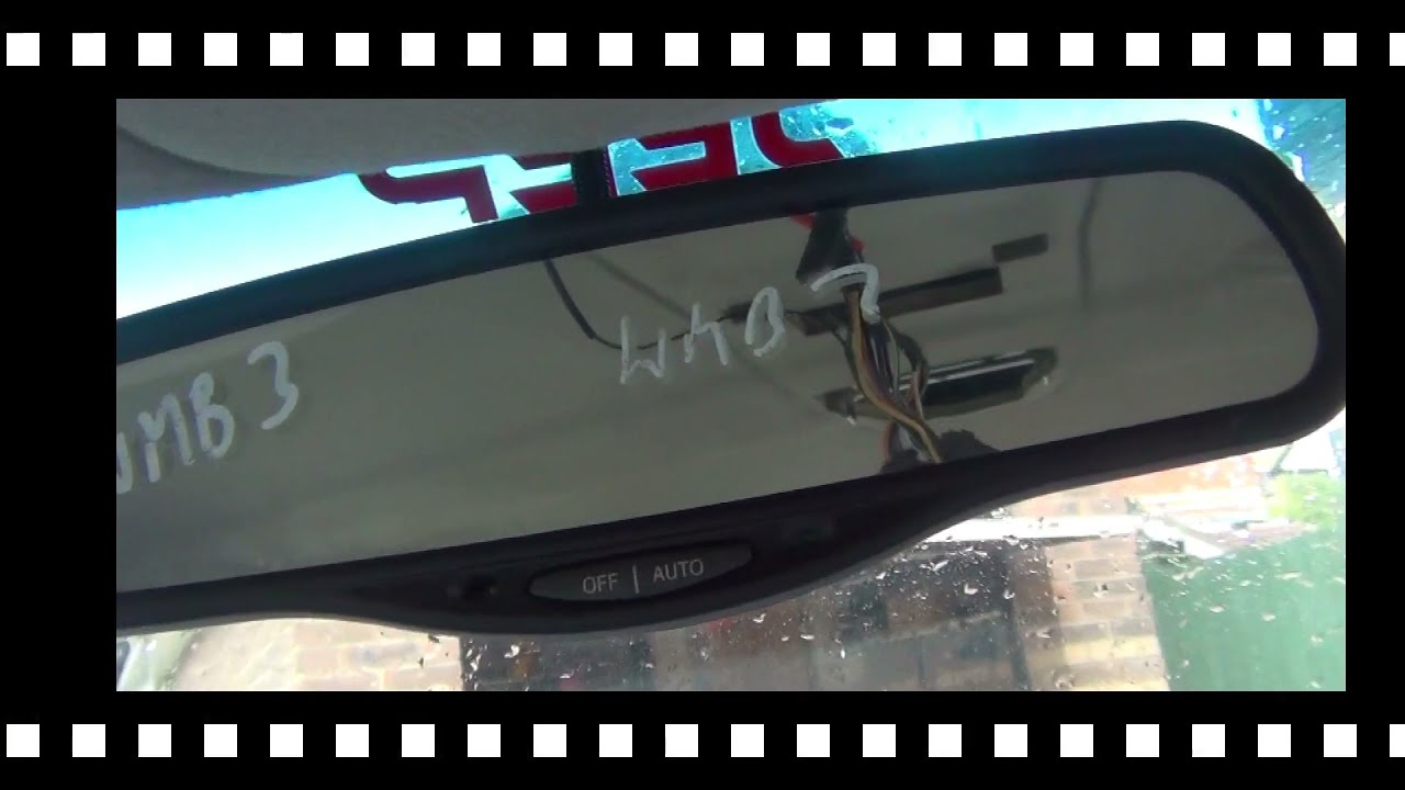 Jeep Cherokee XJ Dimming Mirror Installation YouTube