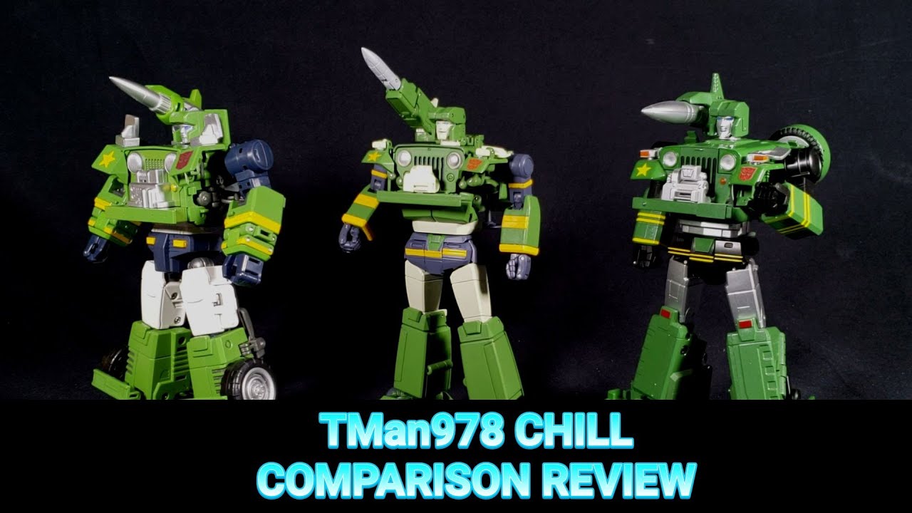 make toys gundog トランスフォーマー MPハウンド風 Transformers MP Hound, FT Willis & MT Gundog CHILL COMPARISON