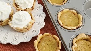 Muffin Tin Pumpkin Pie Recipe - Bite-Size Thanksgiving Pie | RadaCutlery.com