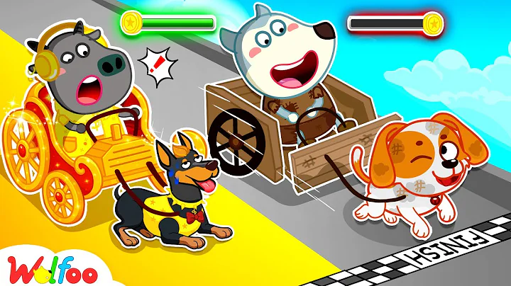 Rich vs Poor Dog?! 🐶💰 Who’s the Real Hero? | Teamwork Adventure | Wolfoo New Episodes 2025 thumbnail