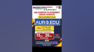 On Campus Placement Drive - 2025 @Narayana Engineering College,Nellore-11-03-2025 #campusdrive #2025