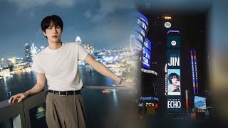 방탄소년단 진, 뉴욕 타임스퀘어 장악! ????????솔로 앨범 ‘Echo’로 전 세계 팬들 열광 중! ???????? #진 #Jin #Jin_Echo#Dont_Say_You_Love_Me