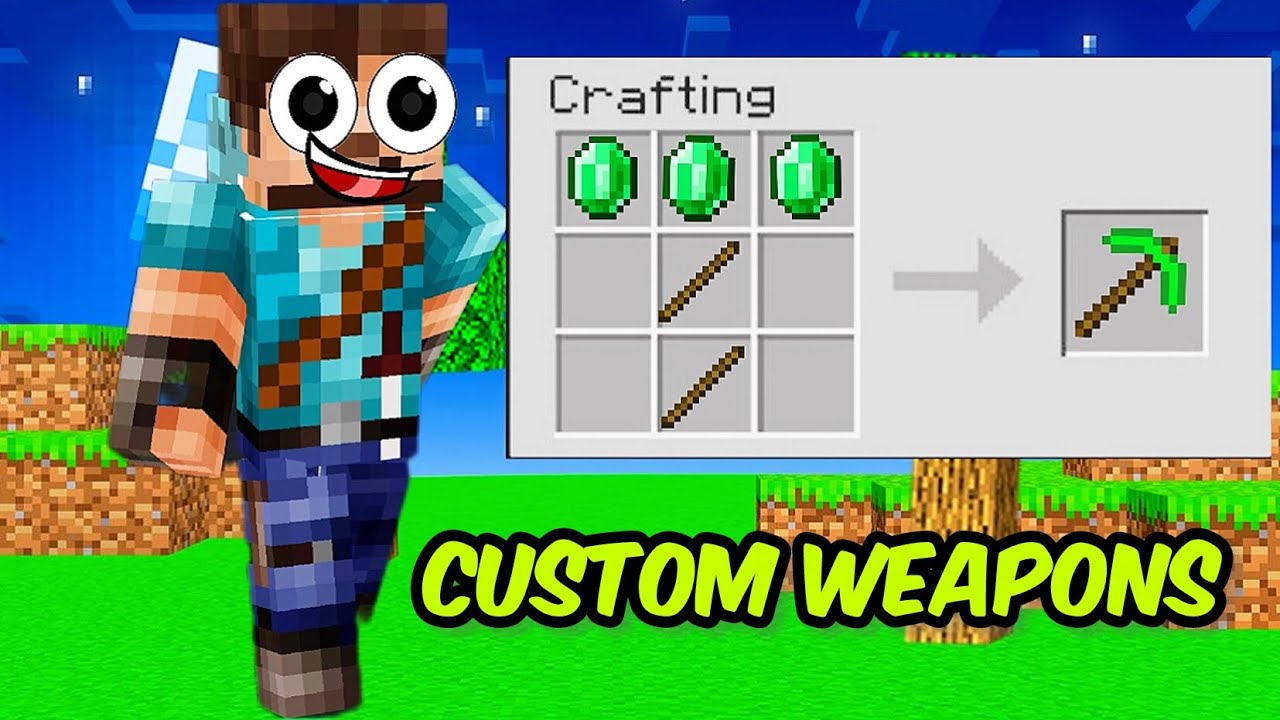 I Added Custom Weapons In Minecraft