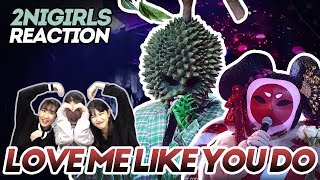 [KOREAN REACTION] Love Me Like You Do - หน้ากากซูโม่ feat. หน้ากากทุเรียน | THE MASK SINGER