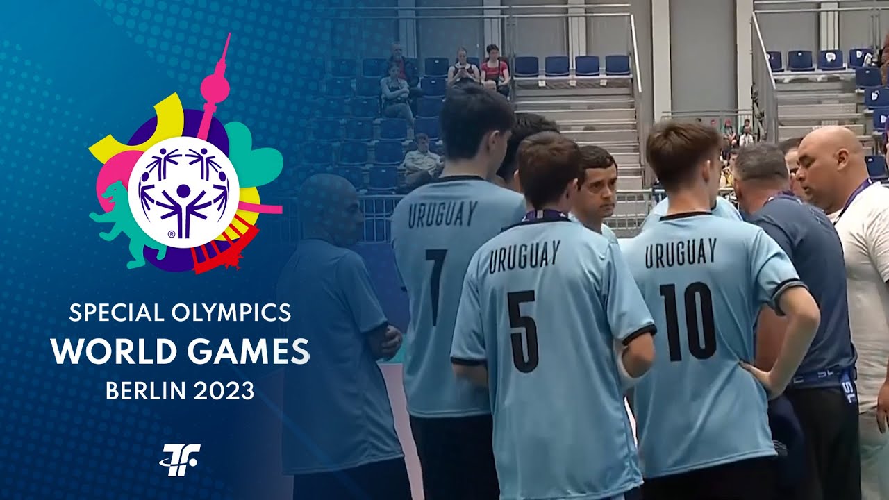 Entrenamiento de Uruguay en Volleyball Olimpiadas Especiales Juegos Mundiales Berlín 2023
