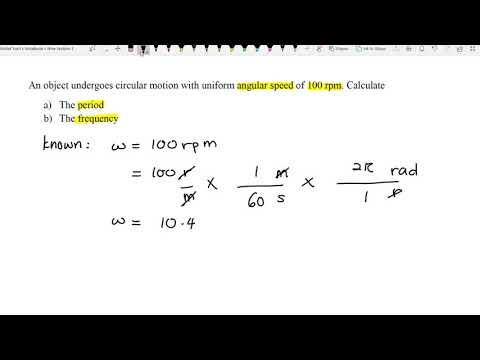 #82 Chapter 6 Circular Motion (Example 4) - YouTube