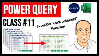 Power Query #11: Excel.CurrentWorkbook Power Query M Code Function