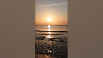 The sunset is beautiful, isn