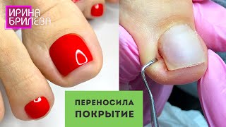 PEDICURE 🌸 Why it is impossible to prolong use the coating 🌸 Irina Brilyova (English SUBTITLES)