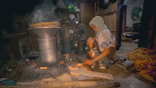 Suasana Subuh Saat Sahur Ramadhan Di Dapur Yang Bikin Rindu. Pagi Di Pedesaan Tasikmalaya Jawa Barat