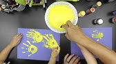 Kids Crafts - finger painting - YouTube