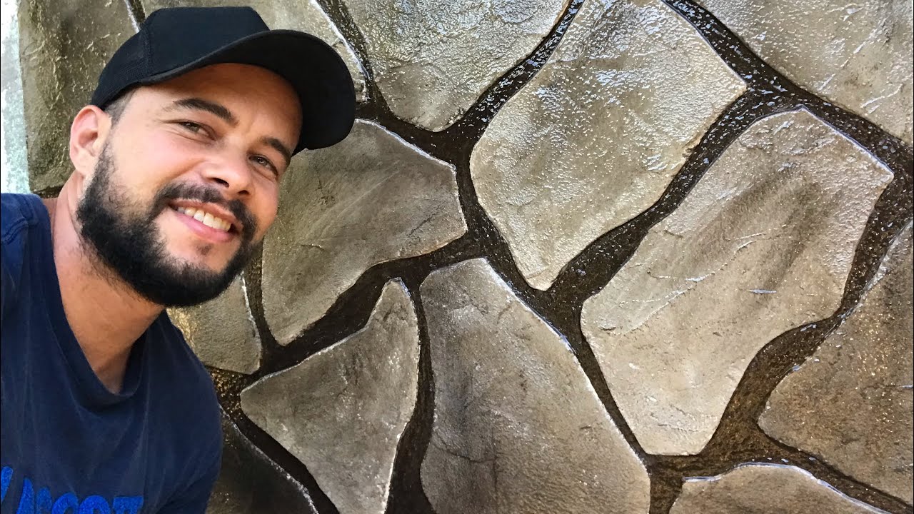 COMO FAZER PEDRA NA PAREDE UTILIZANDO ARGAMASSA - Regis Vieira