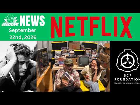 A24's Upcoming SCP Foundation Movie Is Ignoring the Community? (Geekscape News 9/22/26)