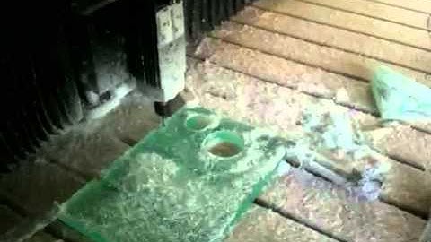 Gerber 48 mach3 conversion. cutting 20mm perspex