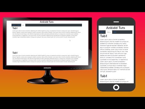 #bootstrap4 || #responsive || #tabs