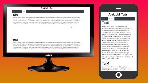 #bootstrap4 || #responsive || #tabs