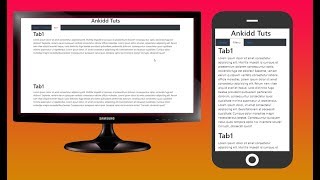 #bootstrap4 || #responsive || #tabs