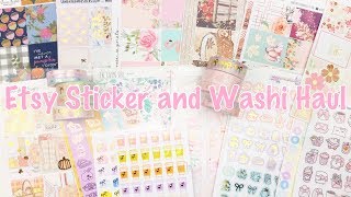 Planner Stickers and Washi Haul