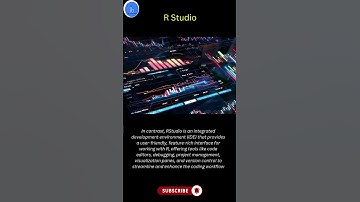Difference between R and RStudio| R vs R-Studio #bioinformatics #biotech #programming