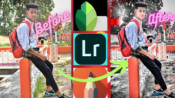 Lightroom || Snapseed ||Autodesk sketchbook || Photo Editing ||  Skin Smooth Photo Editing