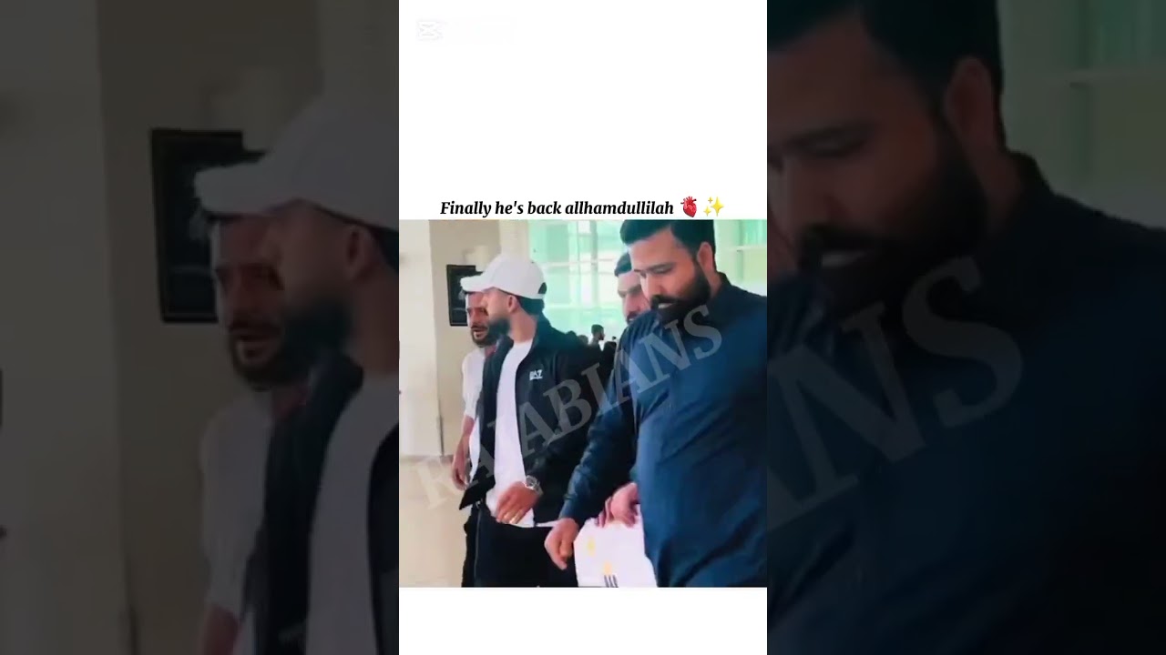 rajab back to Pakistan new video 