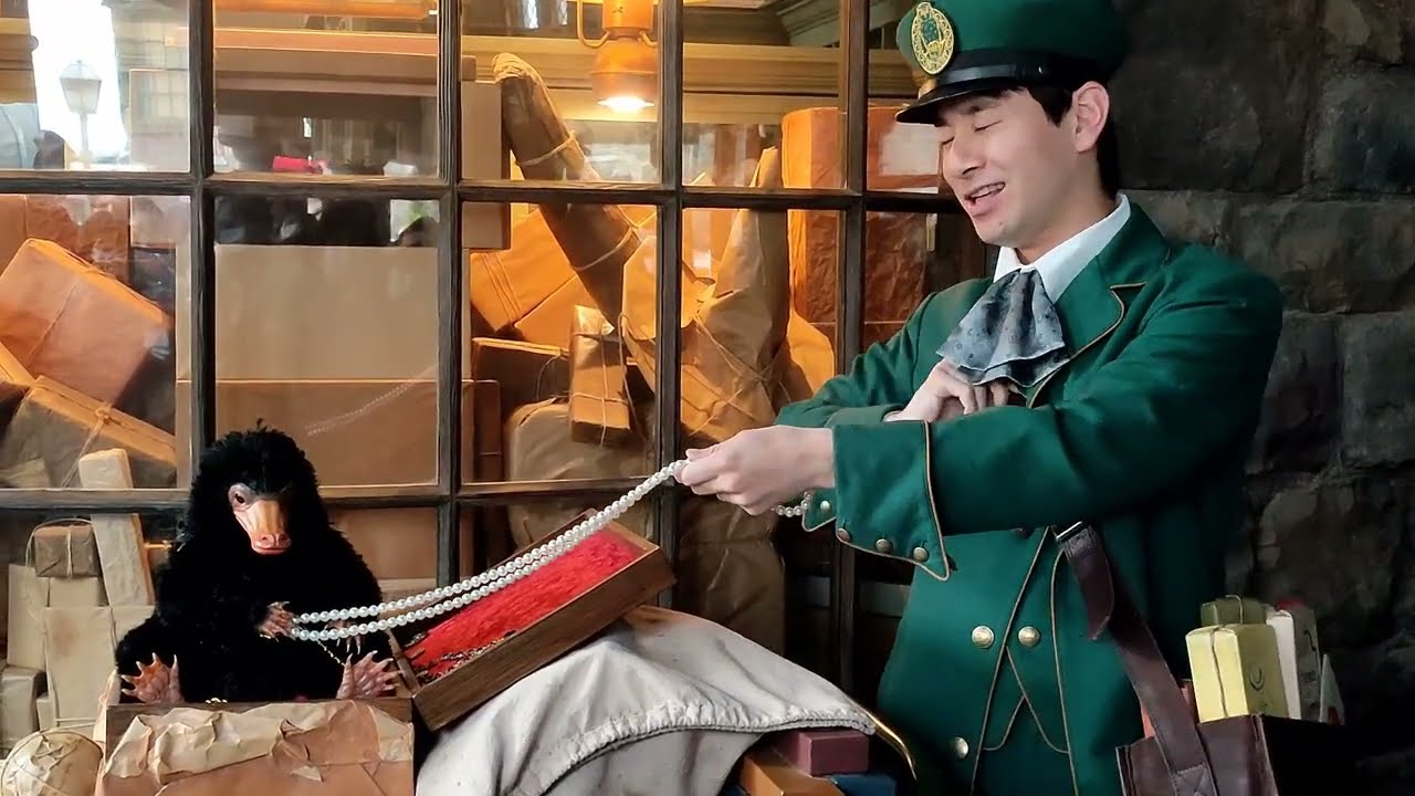 二フラー ホグズミード・マジカル・クリーチャーズ・ミート ハリーポッターのショー USJ 4月24日2023年　バギーさん