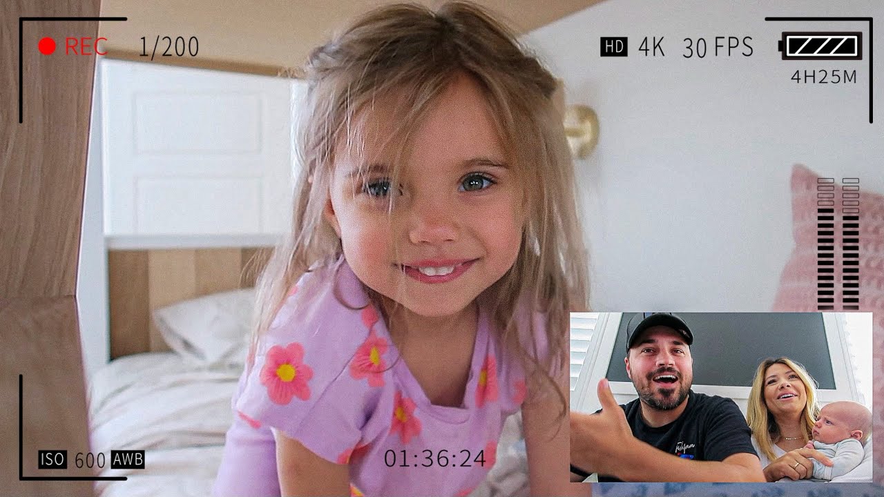 HIDDEN CAMERA CATCHES HALSTON at NAPTIME! (She CAUGHT US!)