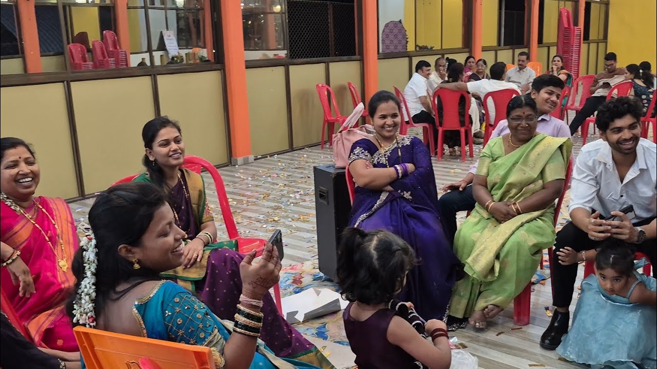 मिस्टरांची खूप सारी कॉमेडी, हसून सगळ्यांचे पोट दुखले 😂 लाडू चा नामकरण सोहळा, सगळी फॅमिली पुन्हा..